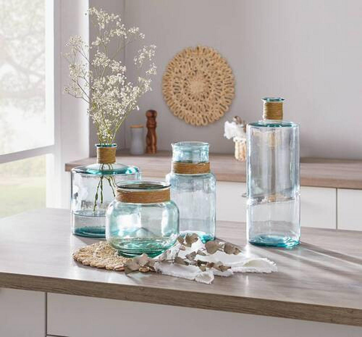 VASE 28 cm  - Klar, Basics, Glas/Papier (15/28cm) - Ambia Home