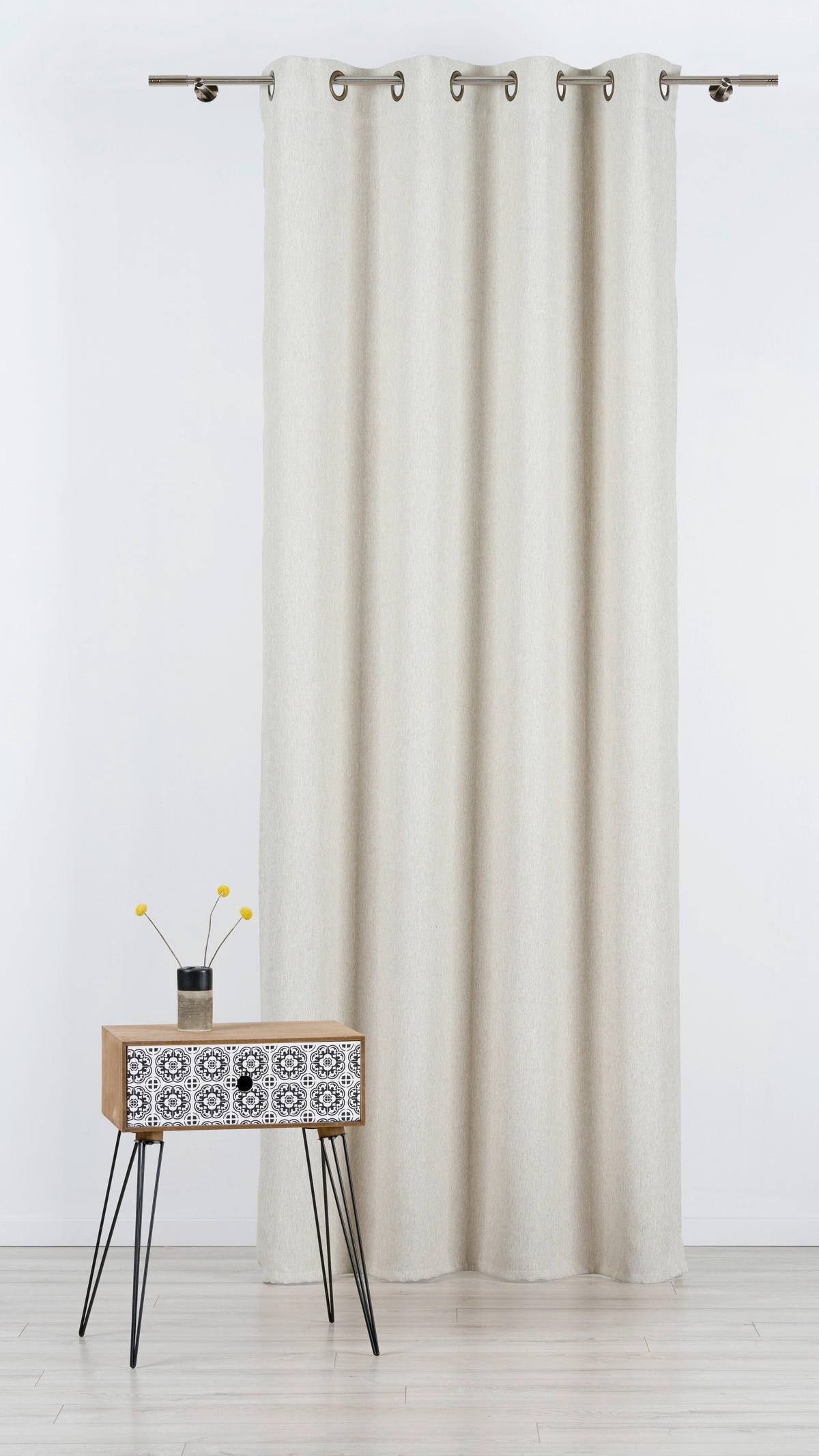 Material Textil Decorativ obscuritate  - bej, Basics, textil (280cm)