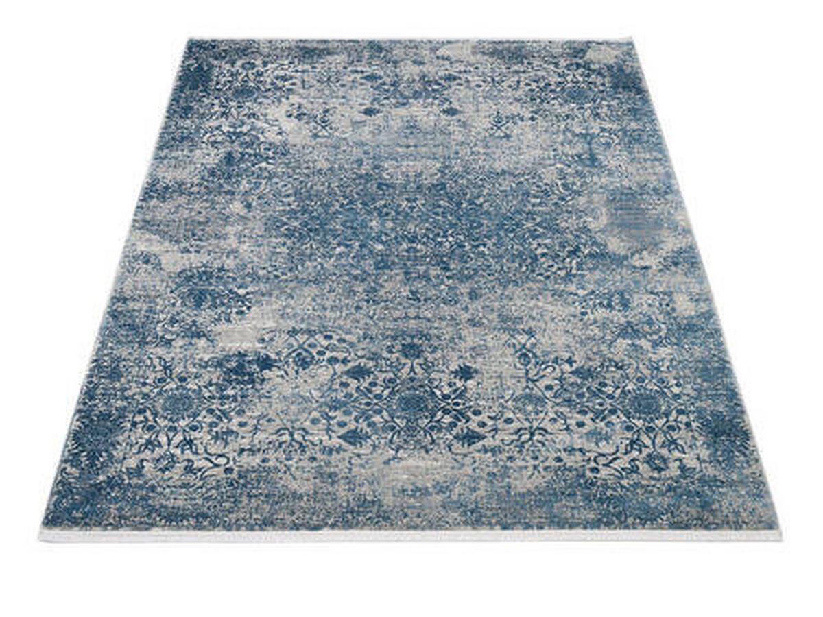WEBTEPPICH 140/200 cm Blau  - Blau, Design, Textil (140/200cm) - Musterring