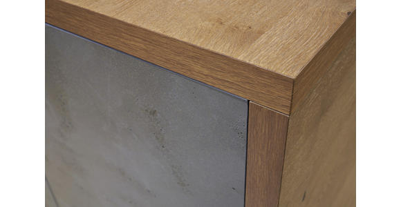 EINBAUKÜCHE - Eichefarben/Anthrazit, Natur, Holzwerkstoff/Stein - Dieter Knoll