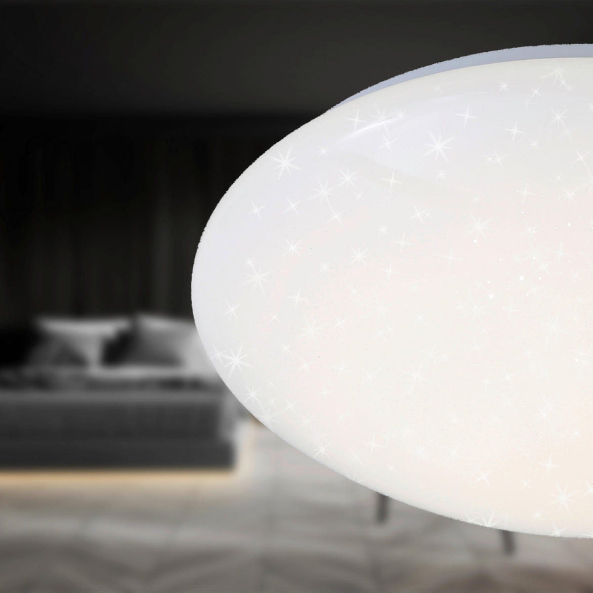 LED-DECKENLEUCHTE Vipe 38/7 cm   - Weiß, Design, Kunststoff (38/7cm) - Briloner