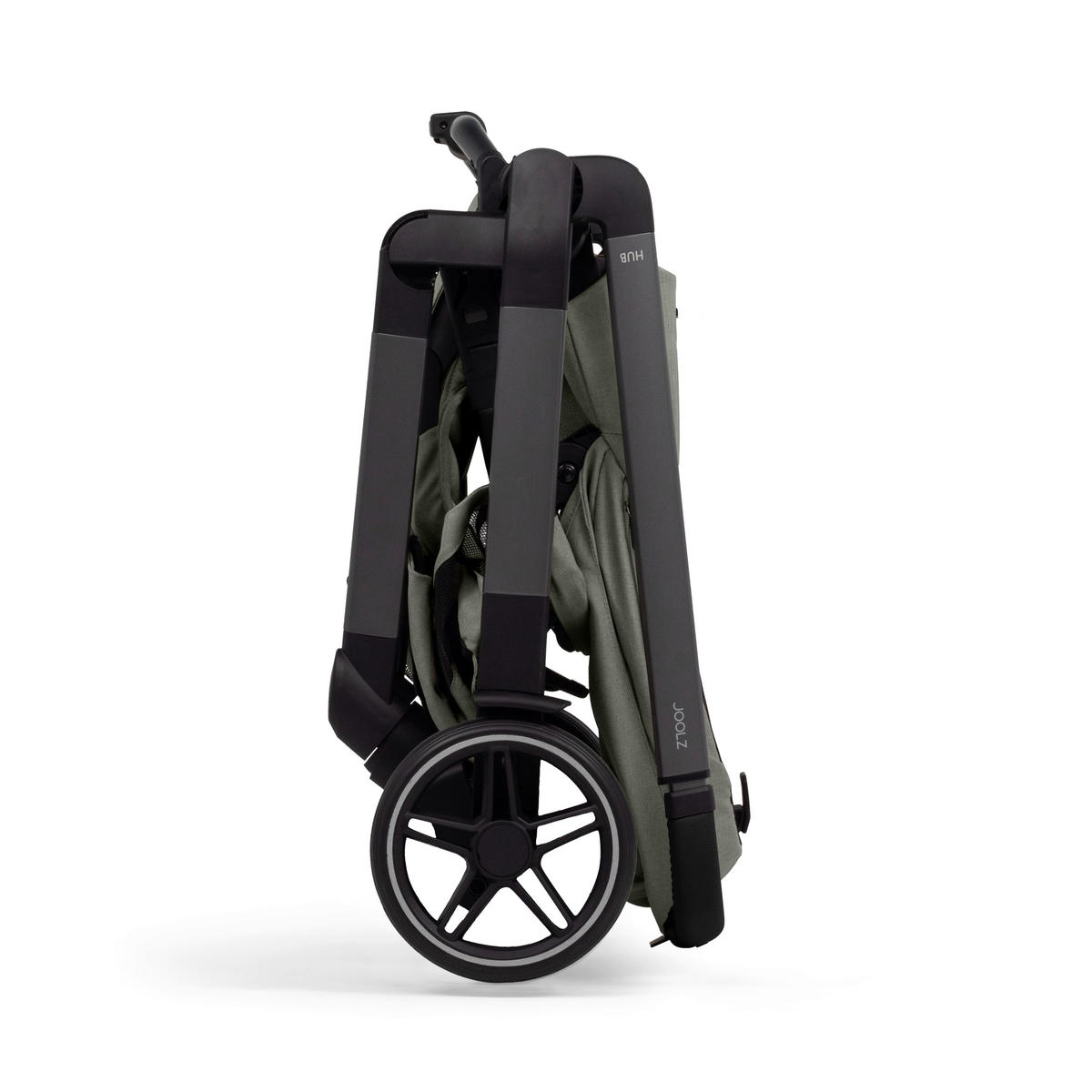 KINDERWAGEN Hub2  - Salbeigrün, Basics, Textil (102/52.5/93cm) - Joolz