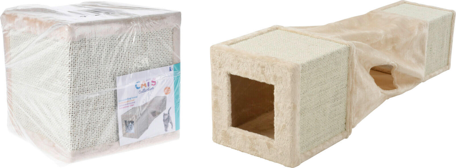 XXXLutz Katzenspielzeugset Beige 29x106x29 cm
