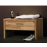 GARDEROBENBANK Buchefarben - Buchefarben, Design, Holz/Metall (80/42/40cm) - Carryhome
