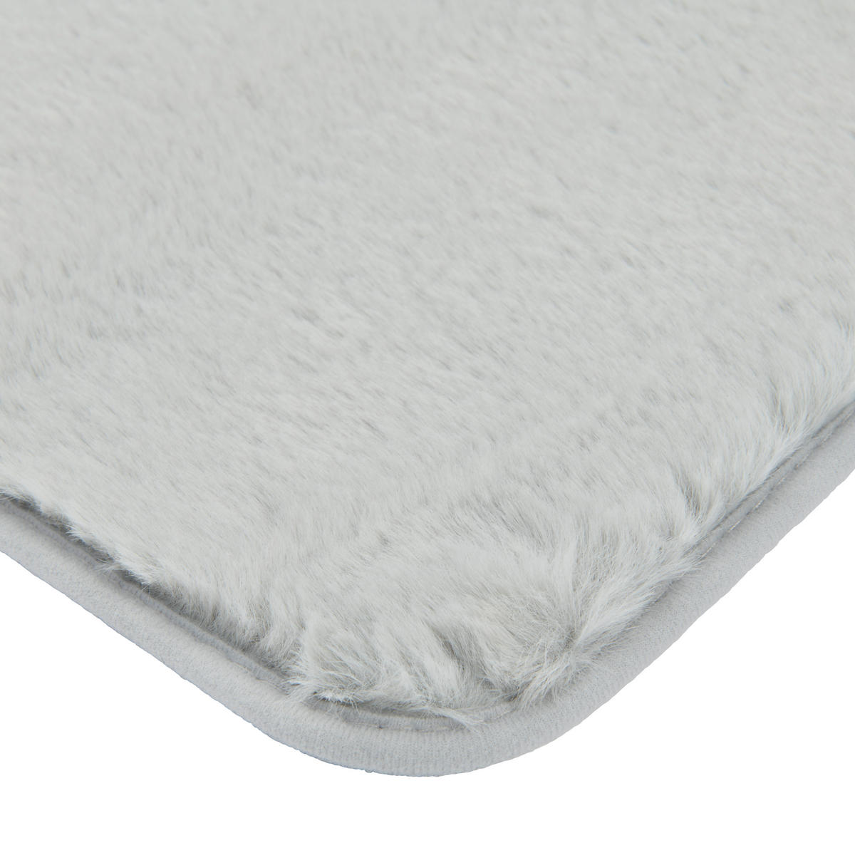 BADEMATTE Hellgrau 60/100 cm  - Hellgrau, Basics, Kunststoff/Textil (60/100cm) - Esposa
