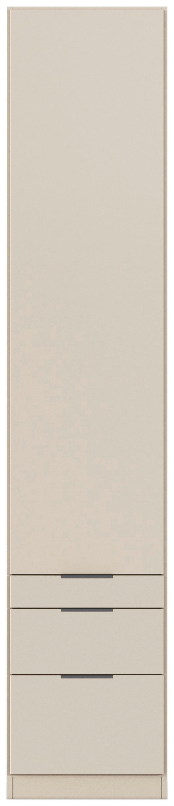 DREHTÜRENSCHRANK in Champagner  - Champagner/Grau, Modern, Holzwerkstoff (47/229/54cm) - Rauch Möbel