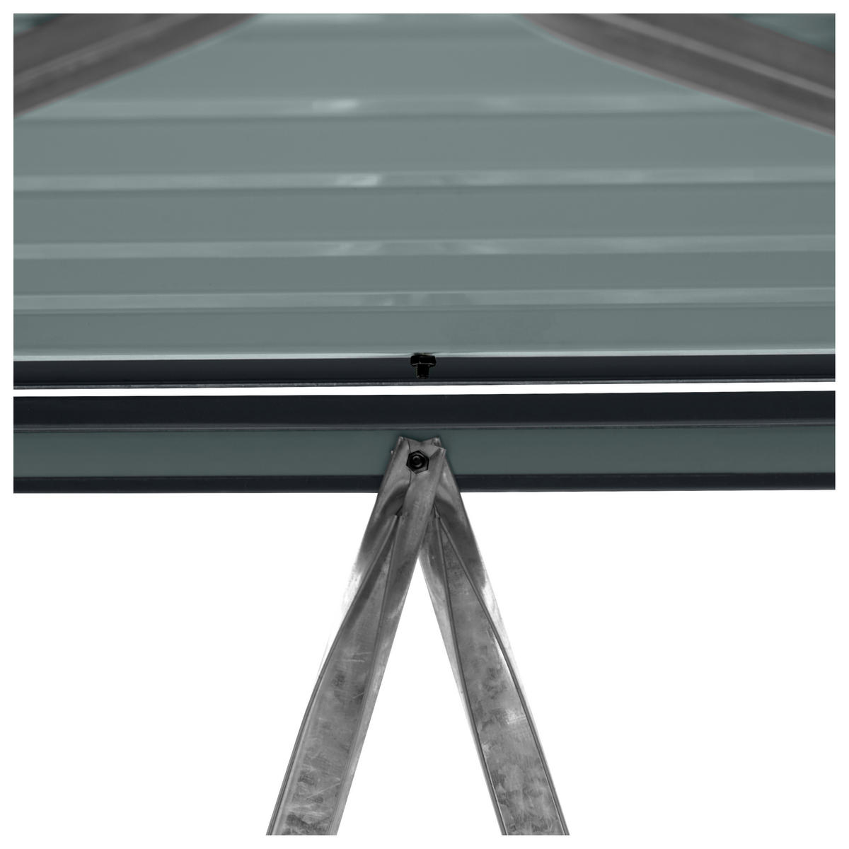 MÜLLTONNENBOX - Anthrazit, KONVENTIONELL, Metall (80/80/122cm) - Ambia Garden