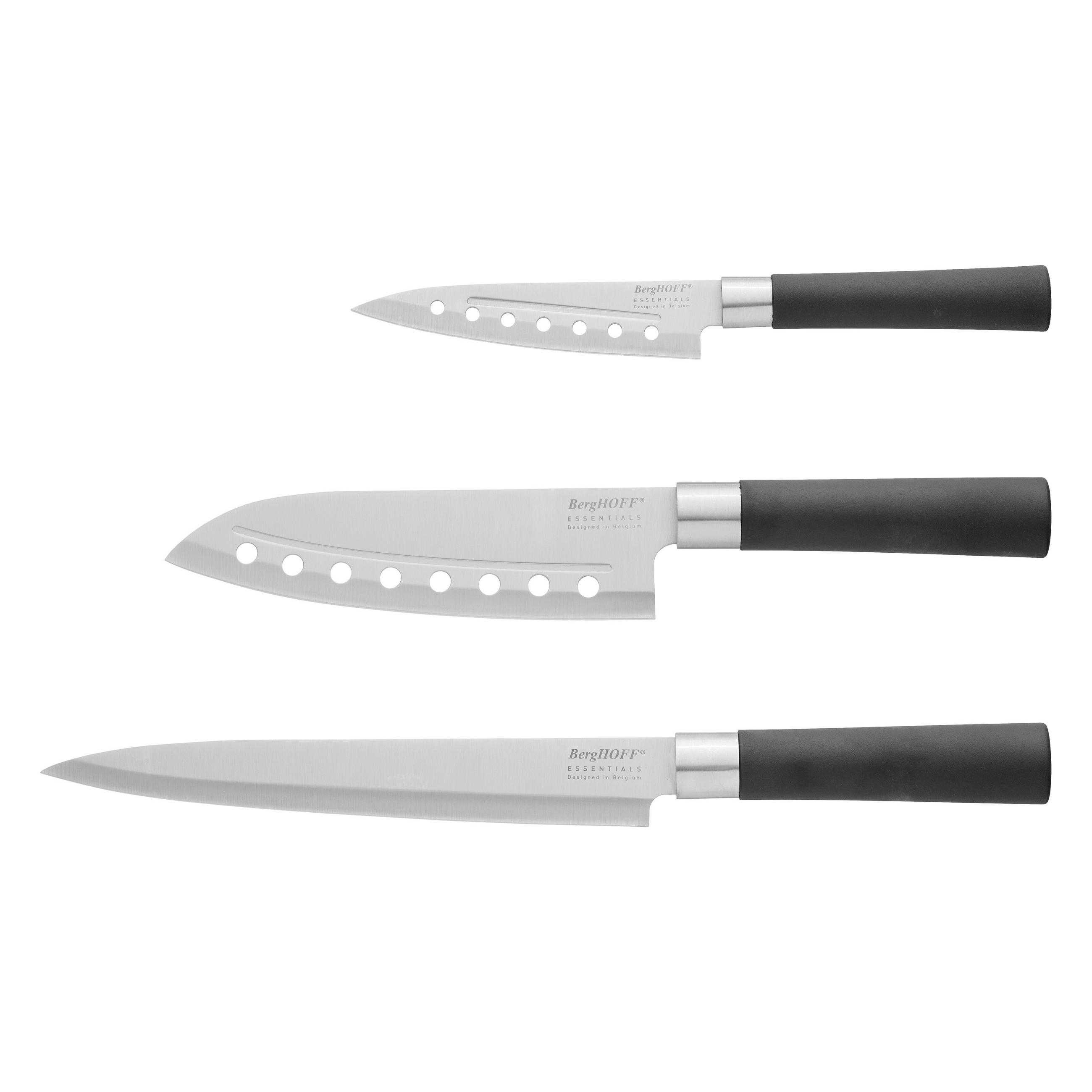 SET NOŽEV    - črna, Basics, kovina/umetna masa - BergHOFF