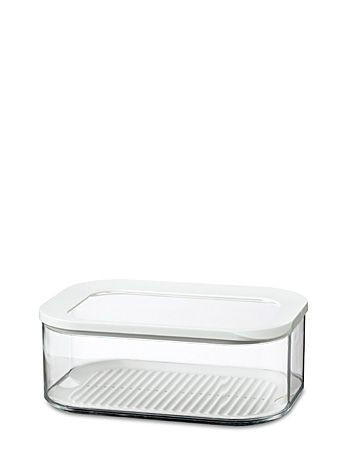 VORRATSDOSE MODULA 2 L - Transparent/Weiß, Basics, Kunststoff (22,4/16/8,6cm) - Mepal