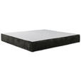 TASCHENFEDERKERNMATRATZE 180/200 cm Höhe ca. 25 cm  - Graphitfarben/Weiß, Trend, Textil (180/200cm) - Esposa