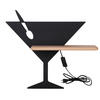 LED-WANDLEUCHTE 37.5/12/33 cm   - Schwarz, Basics, Holz/Holzwerkstoff (37.5/12/33cm)