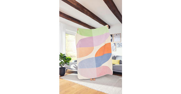 DECKE 150/200 cm  - Multicolor, Design, Textil (150/200cm) - Novel