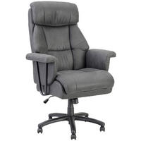 CHEFSESSEL Velours Schwarz  - Schwarz, MODERN, Kunststoff/Textil (84/120-128/85cm) - MID.YOU