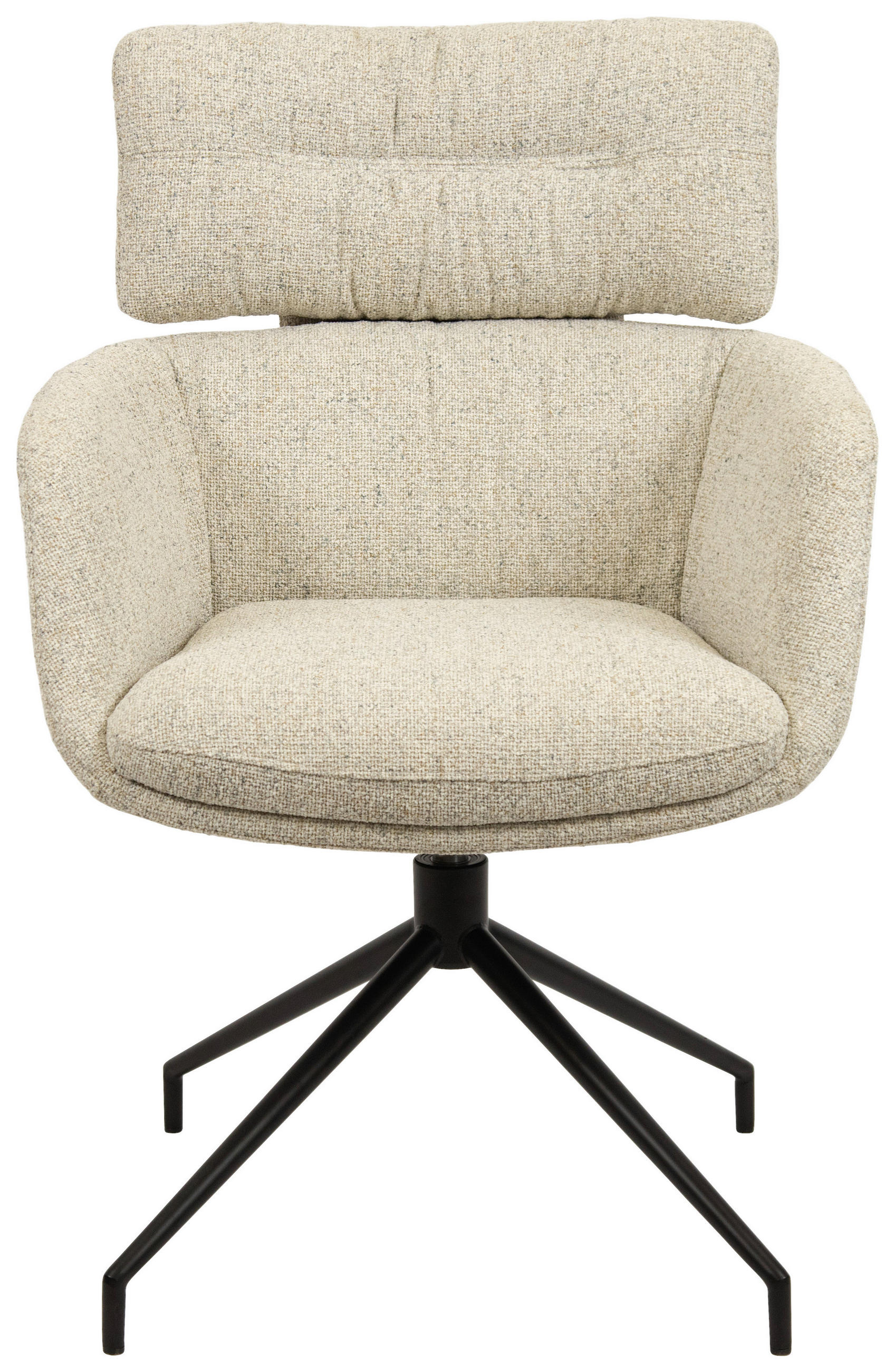 ARMLEHNSTUHL  in Eisen Webstoff  - Eichefarben/Beige, Design, Holz/Textil (62/92/66cm) - Dieter Knoll