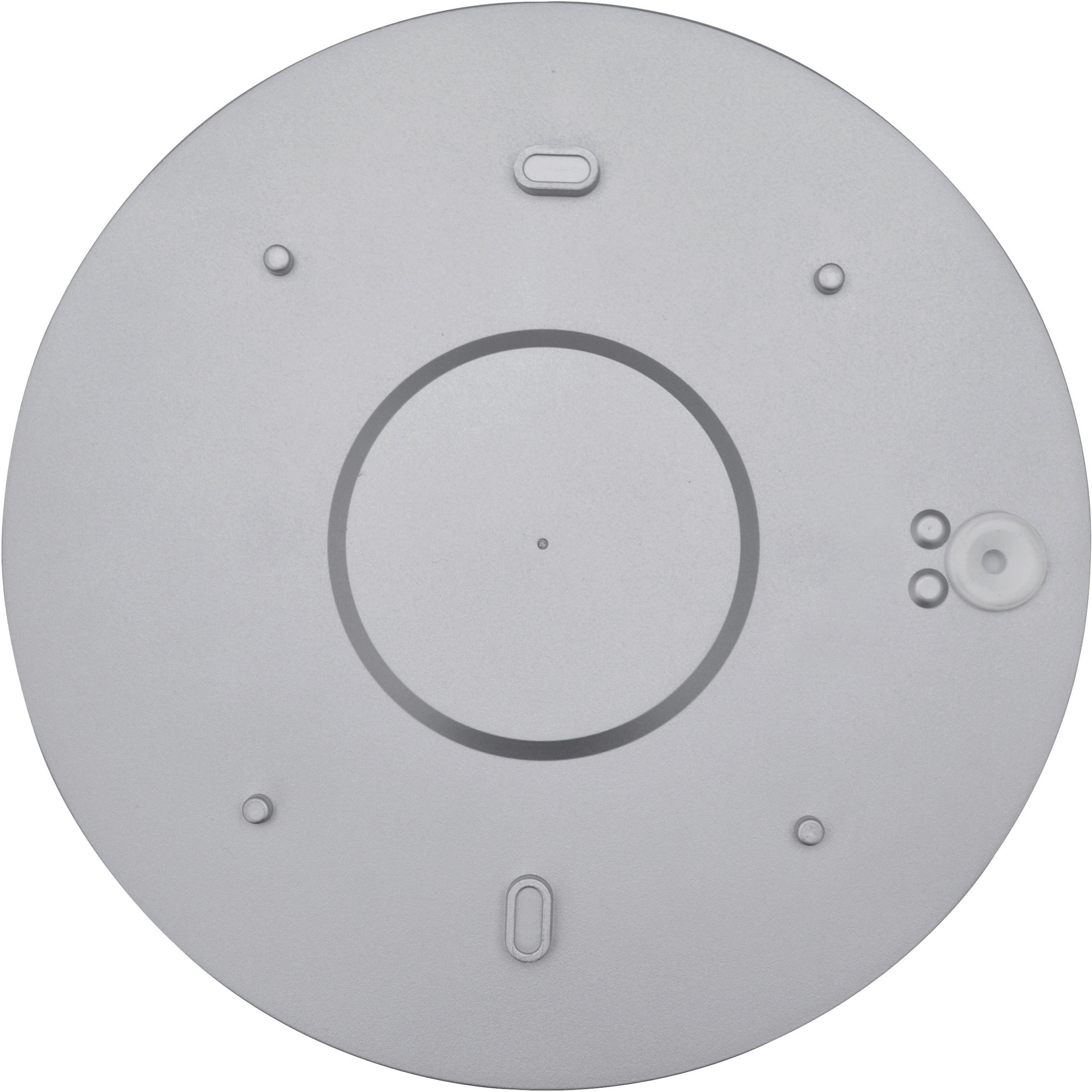 LED-DECKENLEUCHTE Orbis 28/5,1 cm   - Silberfarben, Basics, Kunststoff (28/5,1cm)