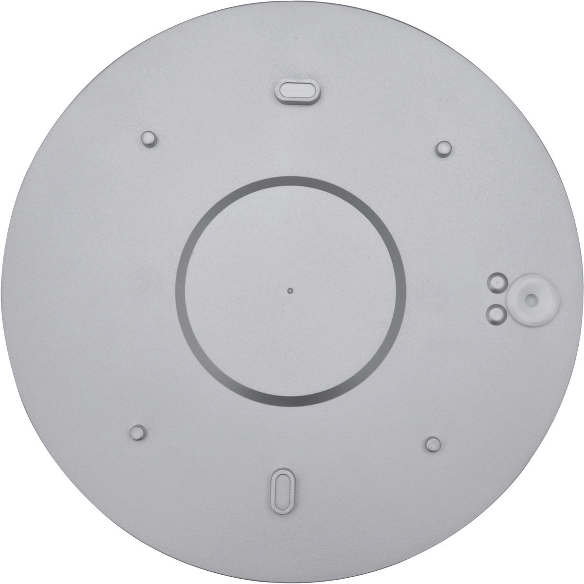 LED-DECKENLEUCHTE Orbis 28/5,1 cm   - Silberfarben, Basics, Kunststoff (28/5,1cm)