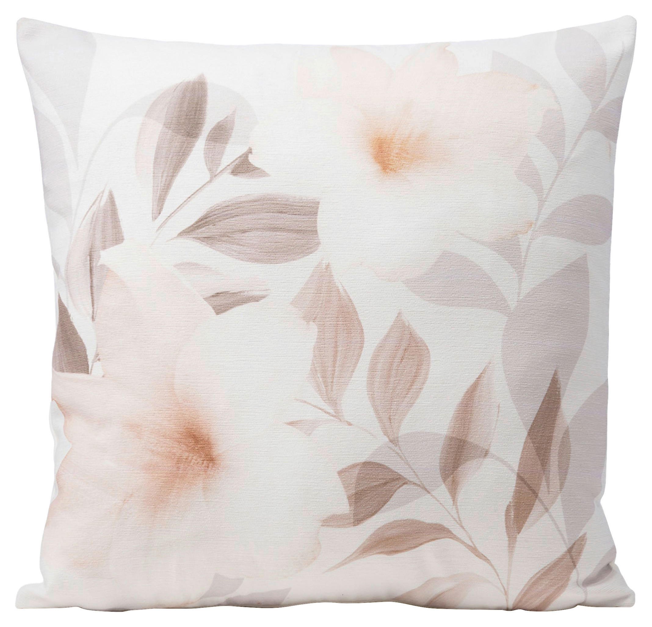 DEKORAČNÍ POLŠTÁŘ 45/45 cm - jílová barva, Design, textil (45/45cm) - Novel