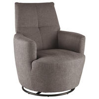 SESSEL Webstoff Grau    - Schwarz/Grau, Design, Textil/Metall (80/96/88cm) - SetOne by Musterring
