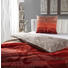 BETTWÄSCHE Satin Hellrot, Rot, Taupe, Weiß 135/200 cm - Taupe/Hellrot, MODERN, Textil (135/200cm) - Novel