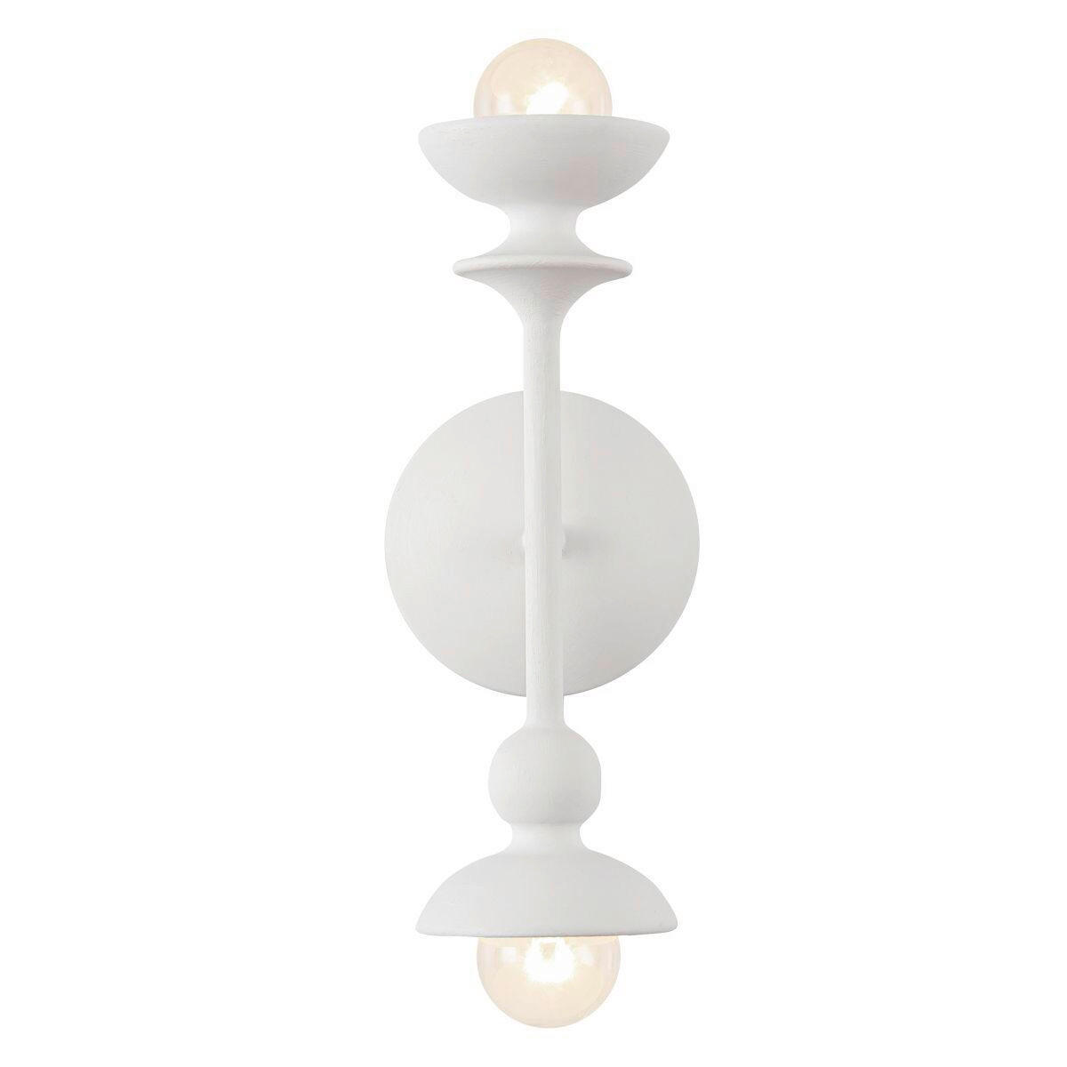 WANDLEUCHTE    - Weiß, KONVENTIONELL, Metall (23,5/11,4/14cm) - Elstead Lighting