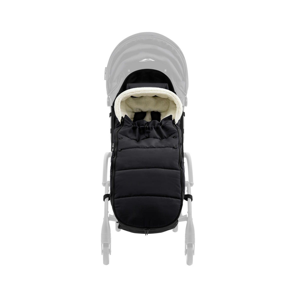 BUGGY-FUSSSACK  - Schwarz, Basics, Textil (89/18,5/5cm) - Stokke