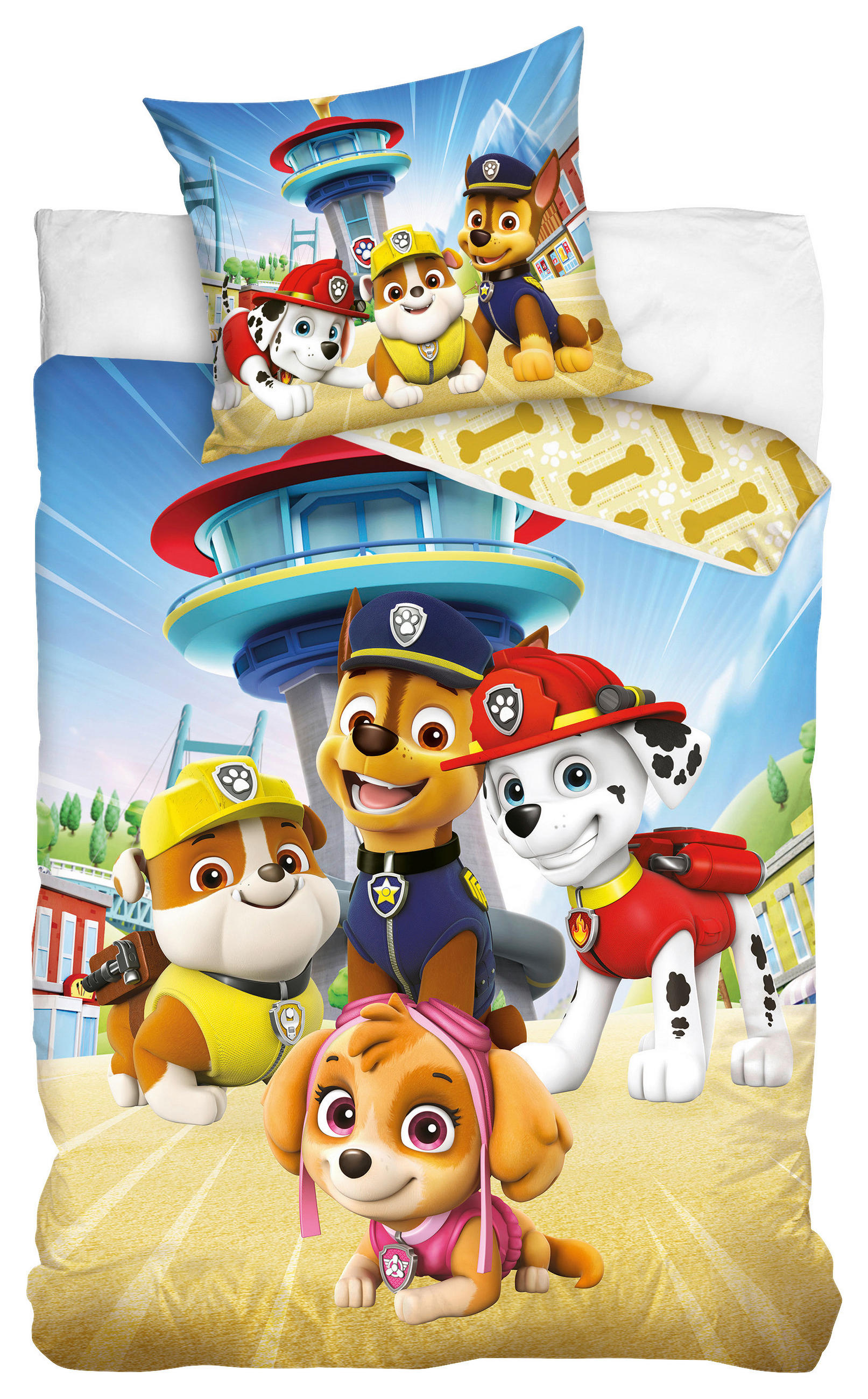 Bettwäsche 70x90 cm Paw Patrol Renforce