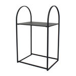 BEISTELLTISCH in Metall  - Schwarz, Design, Metall (40/66/30cm) - Ambia Home