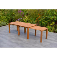 GARTENTISCH 185/90/76 cm Holz rechteckig  - Braun, KONVENTIONELL, Holz (185/90/76cm) - Gardenson