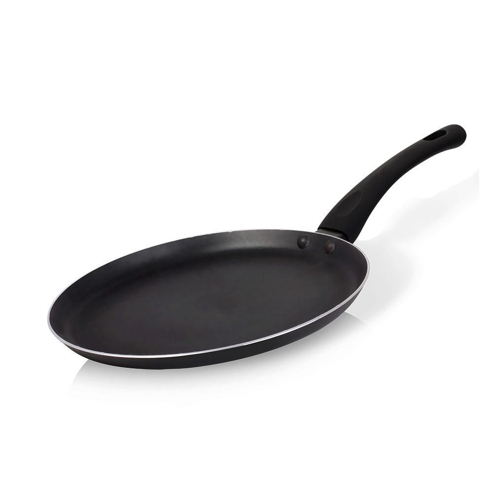 PONEV ZA PALAČINKE  24 cm - črna, Basics, kovina (24cm)