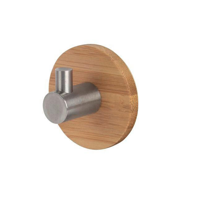 KLEBEHAKEN  in Bambus  - Basics, Holz/Metall (5,5/8/3,8cm) - Homeware