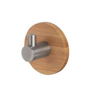 KLEBEHAKEN  in Bambus  - Basics, Holz/Metall (5,5/8/3,8cm) - Homeware