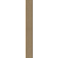 AKUSTICKÝ PANEL 250/30/0.61 cm - světle hnědá, Konvenční, dřevo/kompozitní dřevo (250/30/0.61cm)