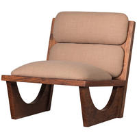 SESSEL in Naturfarben, Akaziefarben  - Naturfarben/Akaziefarben, Design, Holz/Textil (70/75/80cm) - Livetastic