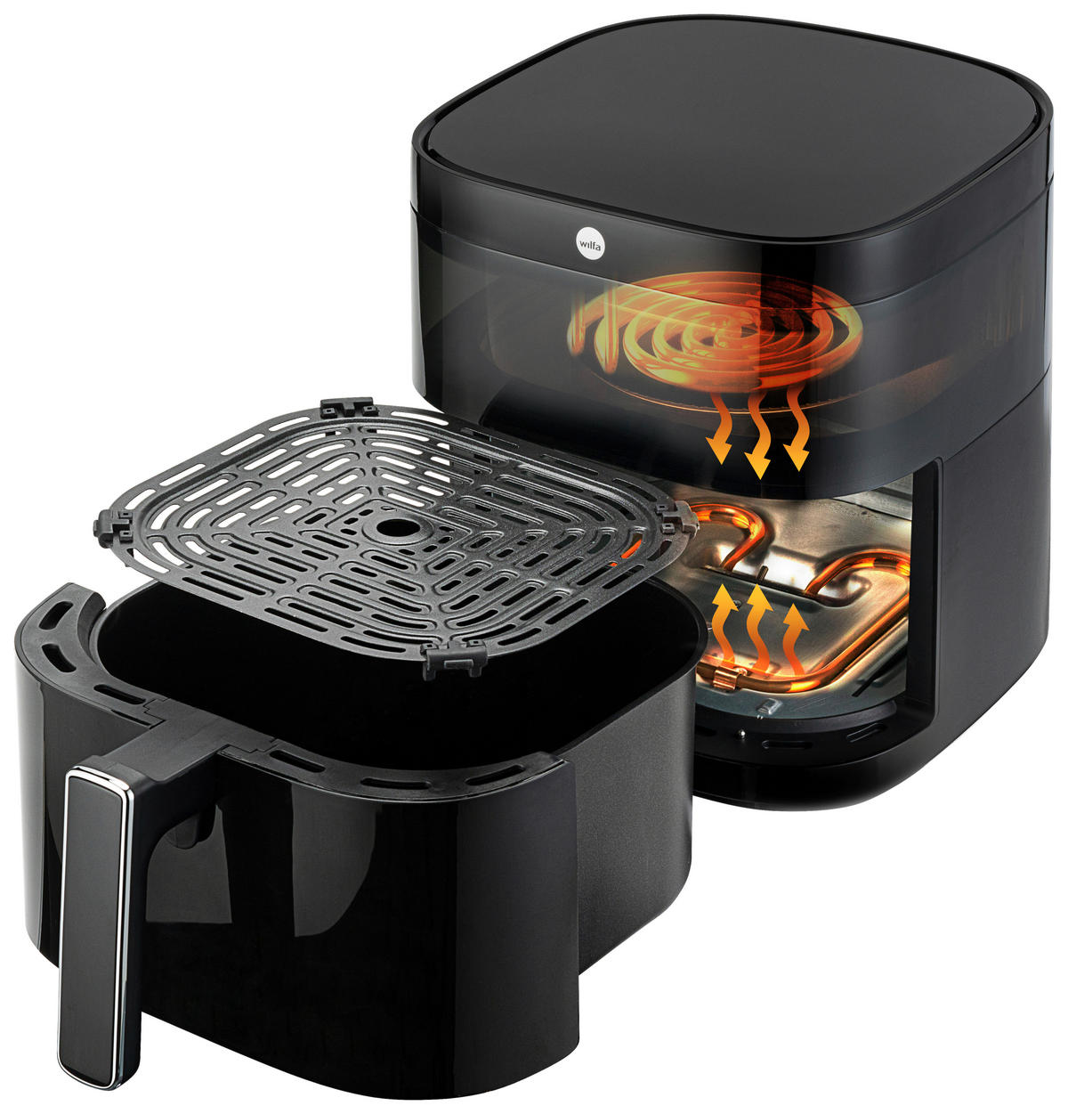AIRFRYER Wilfa  - svart, Basics, metall/plast (6l) - Wilfa