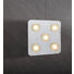 BADEZIMMER-DECKENLEUCHTE - Chromfarben, MODERN, Kunststoff/Metall (35/35/6,5cm) - CELINA