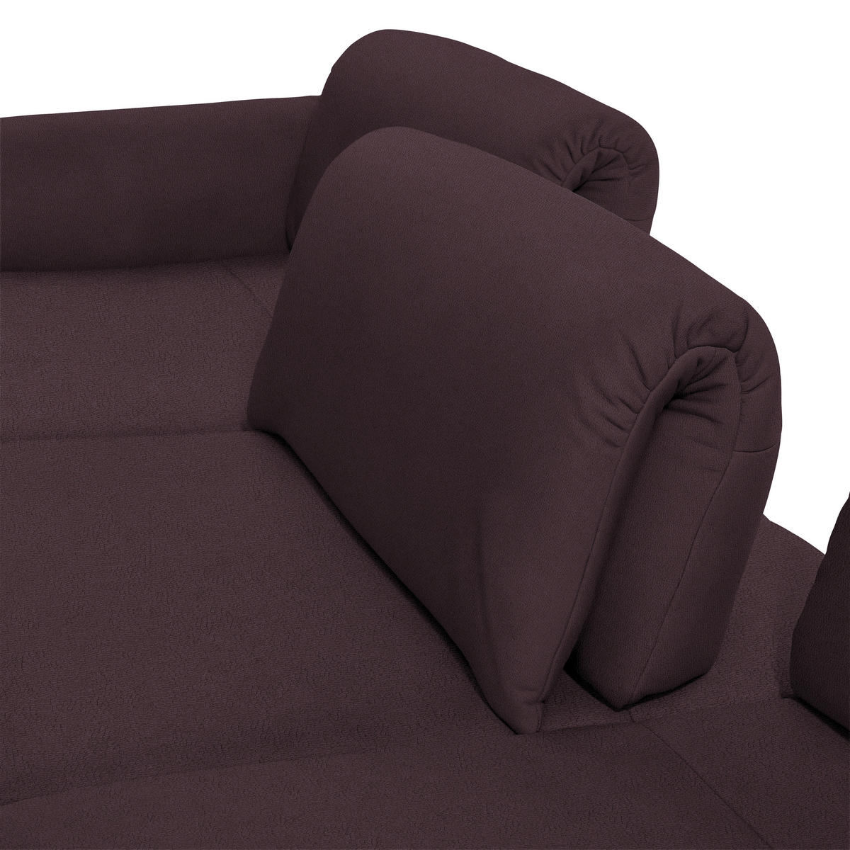 ECKSOFA in Echtleder Dunkelbraun  - Anthrazit/Dunkelbraun, Design, Leder/Metall (173/308cm) - Joop!