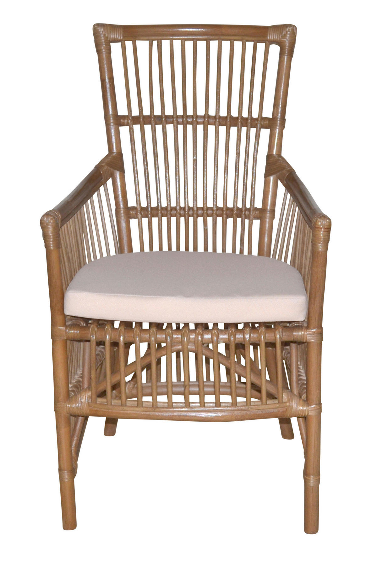 SESSEL Webstoff, Flachgewebe Braun    - Braun, Natur, Holz/Textil (62/55/96cm) - MID.YOU