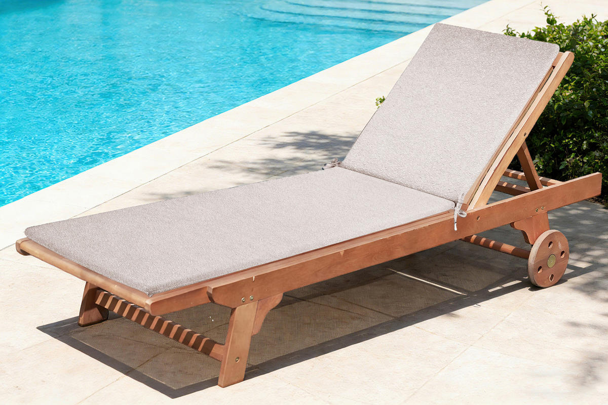 LIEGENAUFLAGE Beige Uni  - Beige, Konventionell, Textil (48/72/128cm) - Dieter Knoll