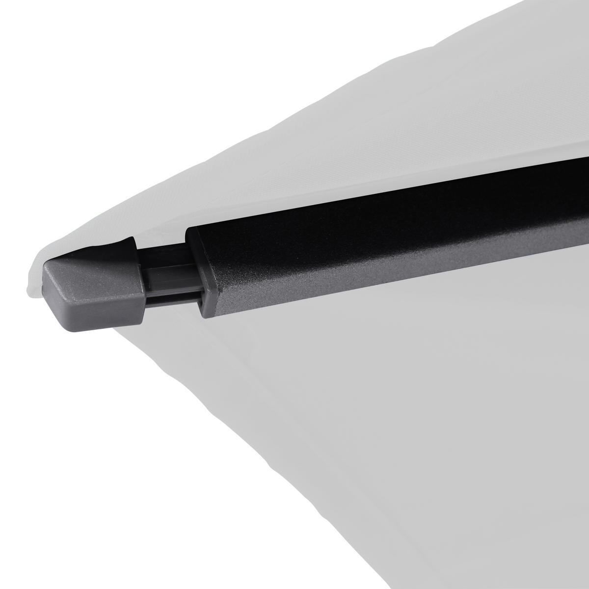 SONNENSCHIRM  300/300 cm  - Anthrazit/Grau, KONVENTIONELL, Textil/Metall (300/300cm) - Siena Garden