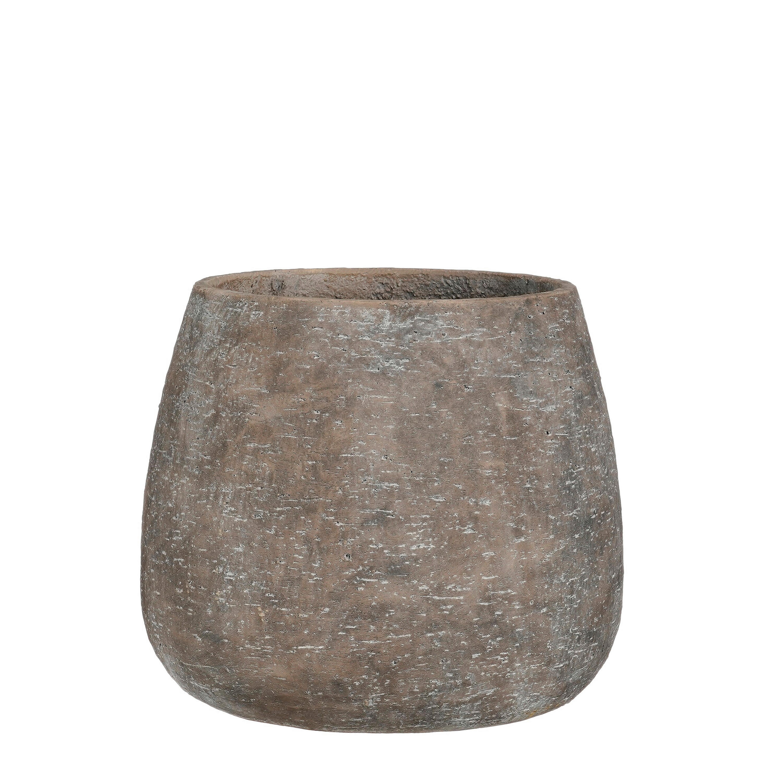 KVĚTINÁČ kámen, 38/38/32 cm - tmavě hnědá, Basics, kámen (38/38/32cm)