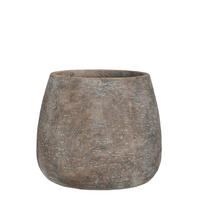 KVĚTINÁČ kámen, 38/38/32 cm - tmavě hnědá, Basics, kámen (38/38/32cm)