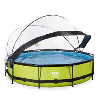 POOL SET 360/76 cm  - grå, Klassisk, plast (360/76cm) - EXIT Toys