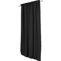 WÄRMESCHUTZVORHANG Verdunkelung  - Anthrazit, Design, Textil (145/260cm)