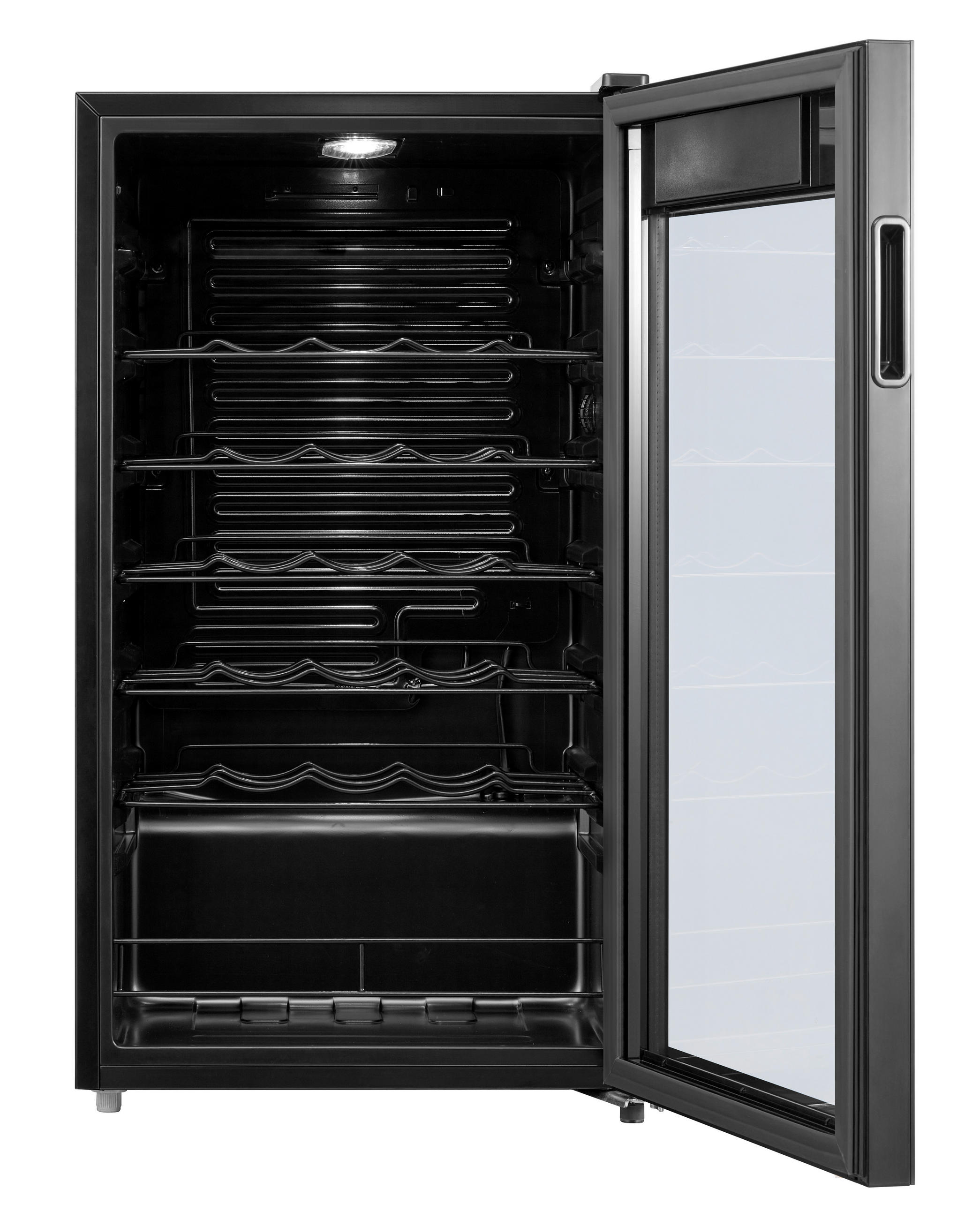 WEINKÜHLSCHRANK WS 9636  - Schwarz, Basics, Metall (47/84,5/44cm) - Nabo