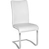 SCHWINGSTUHL  in Edelstahl  - Edelstahlfarben/Weiß, Design, Kunststoff/Metall (43/103/52cm) - Livetastic