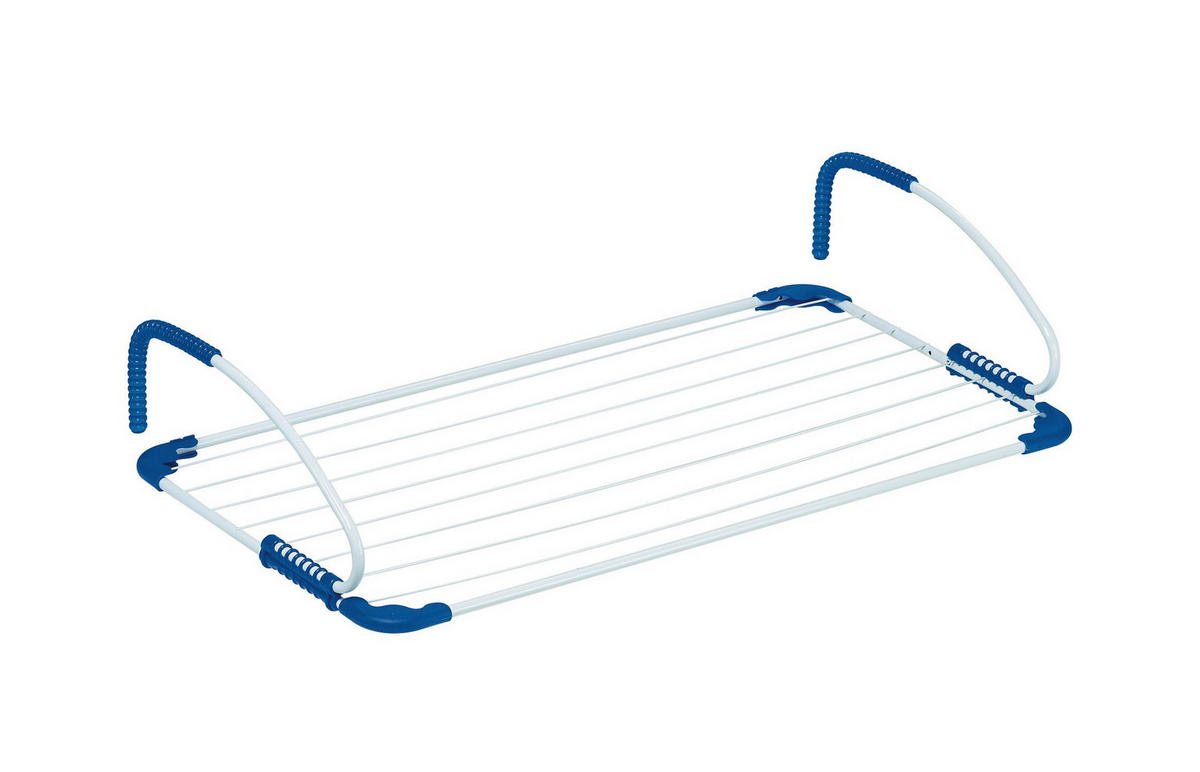 BAŠTENSKA SUŠILICA ZA VEŠ - bela/plava, Konvencionalno, metal - Homeware