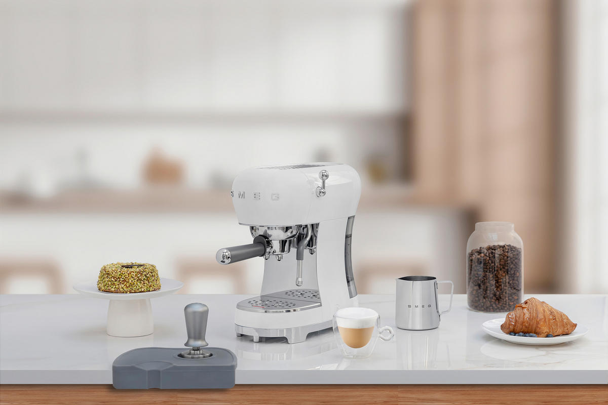 APARAT ZA ESPRESSO 50`Style   - bijela visoki sjaj, Basics, metal/plastika (33/14.9/33cm) - SMEG