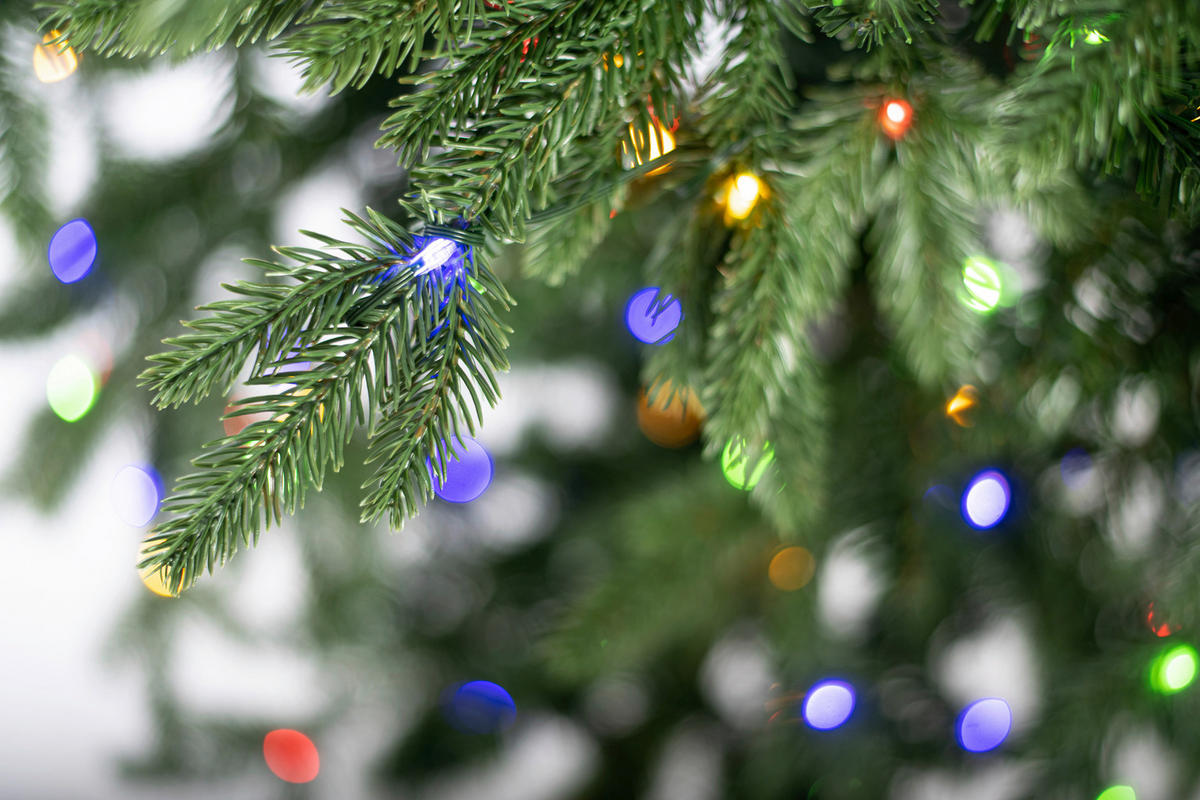 WEIHNACHTSBAUM 210 cm  - Waldgrün, Basics, Kunststoff/Metall (134/210cm)