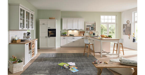 EINBAUKÜCHE   - Weiß, LIFESTYLE, Holzwerkstoff - Novel