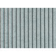 RÉCAMIERE in Cord Blaugrau  - Blaugrau/Schwarz, Design, Kunststoff/Textil (171/71-88/93cm) - Cantus
